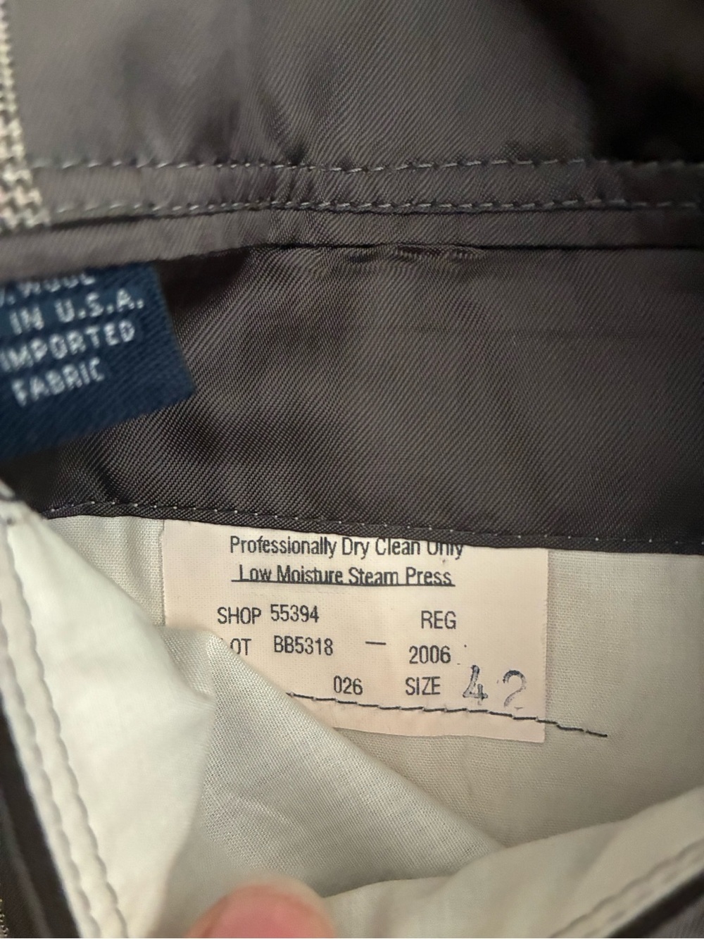 Brooks Brothers BrooksEase 100% Wool Made in USA 2 Piece Suit - Picture 15 of 16